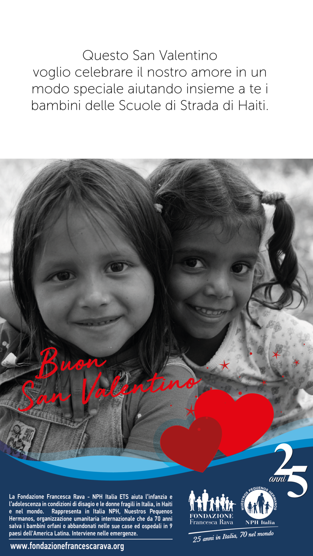 San Valentino per le scuole di strada