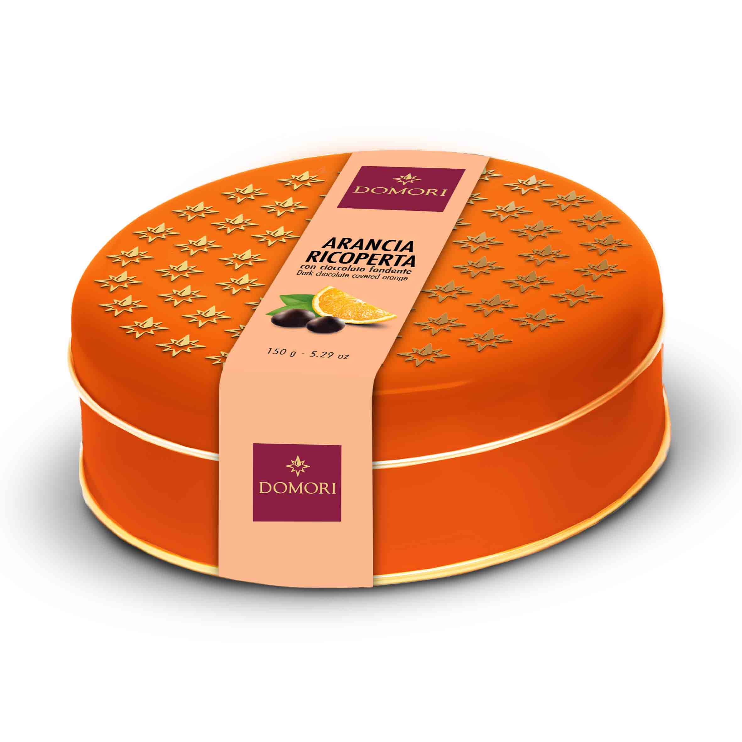 ARANCIA RICOPERTA CON CIOCCOLATO FONDENTE