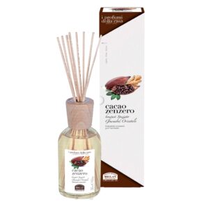 Bastoncini aromatici per ambiente fragranza Cacao e Zenzero