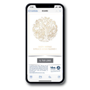 E-CARD A/1 BIANCO ORO
