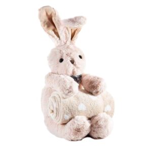 CONIGLIETTO IN PELUCHE CON MORBIDA COPERTINA