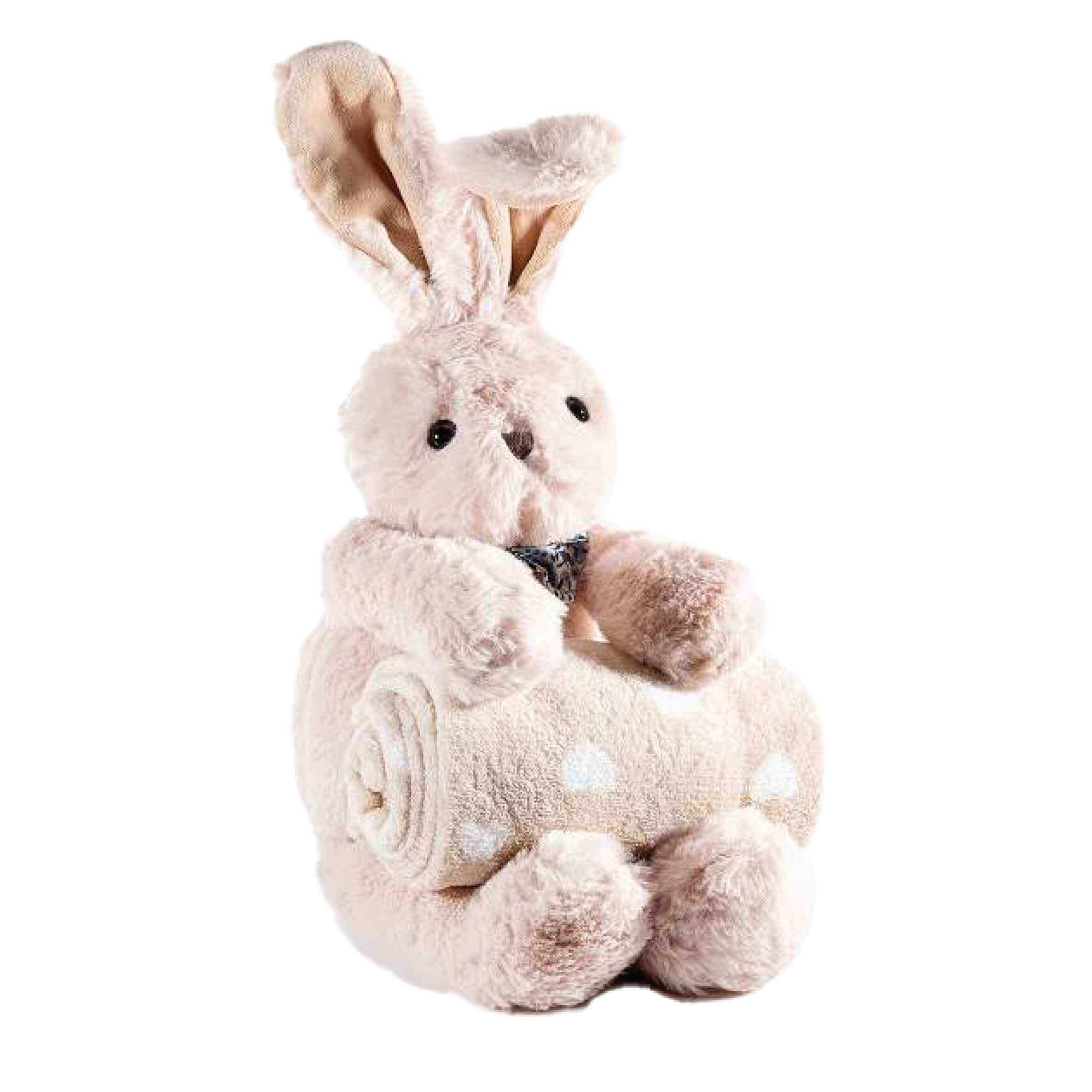 CONIGLIETTO IN PELUCHE CON MORBIDA COPERTINA