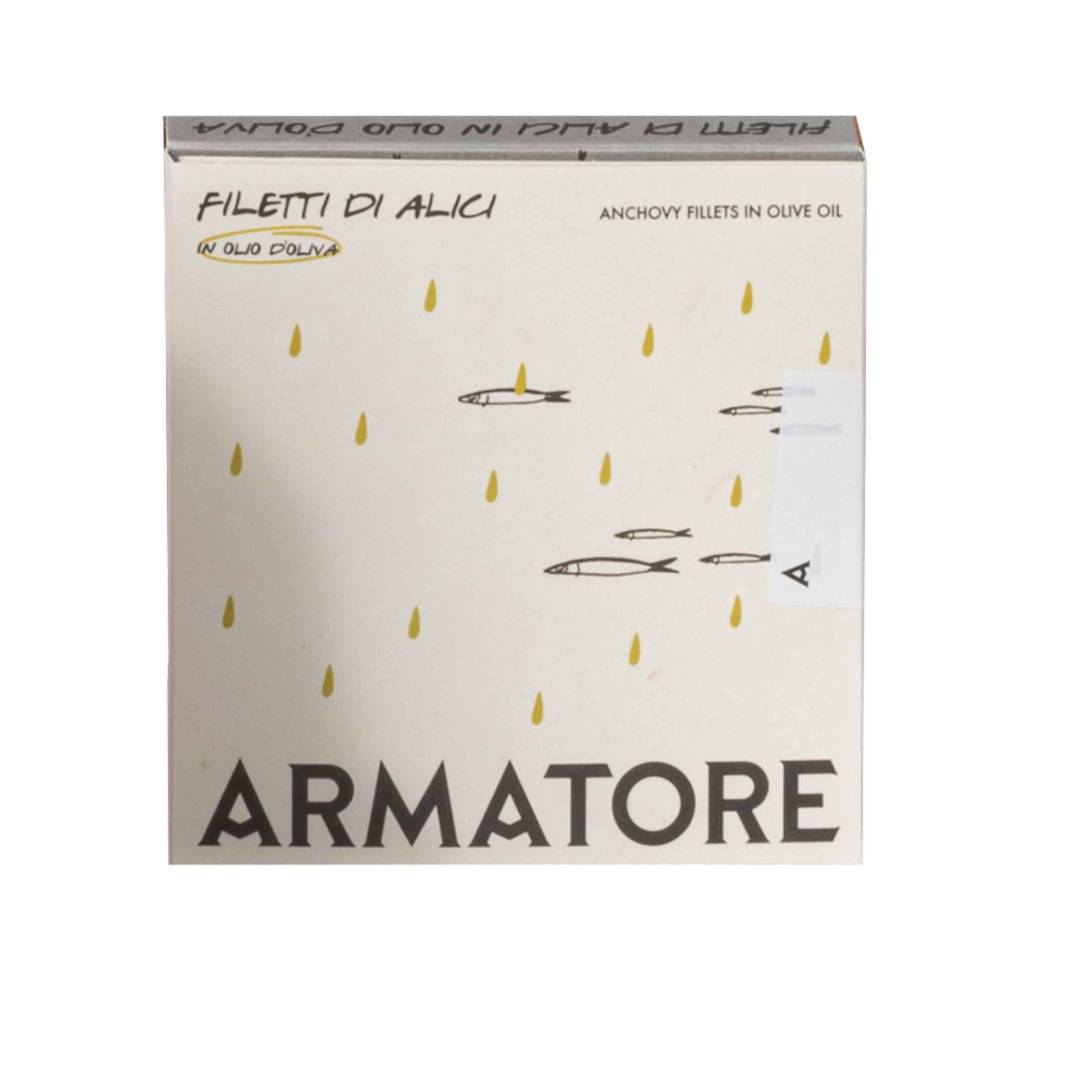 Filetti di Alici di Cetara in olio 90 gr Armatore