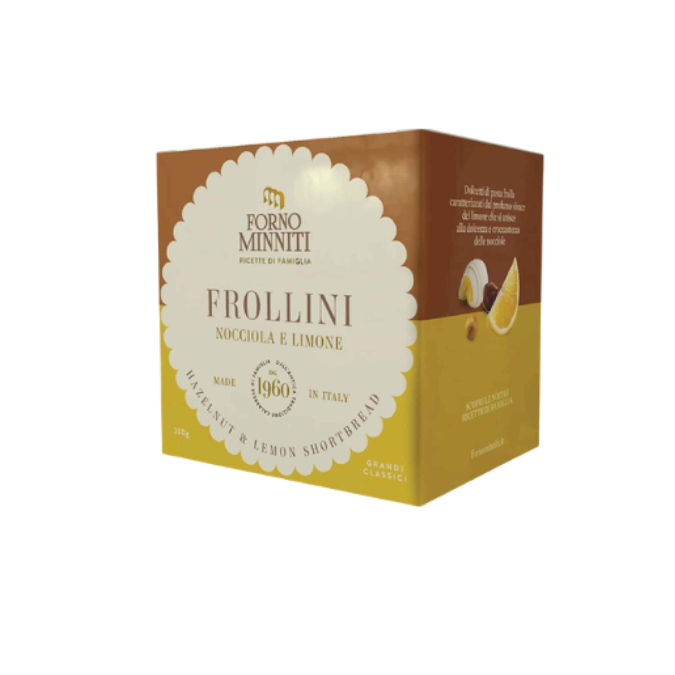 Frollini Nocciola e Limone 200 gr Forno Minniti