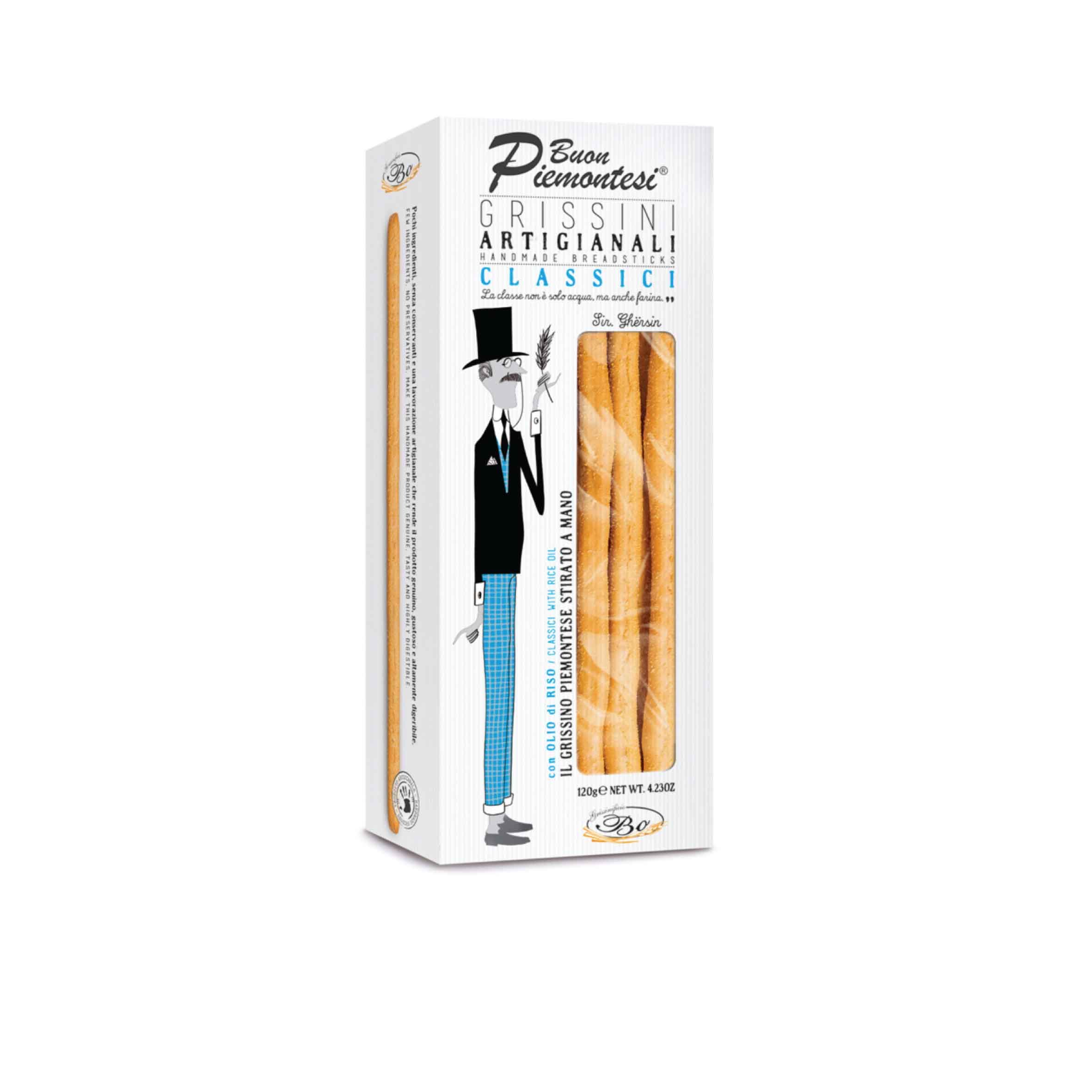 Grissini Classici stirati a mano 120 gr